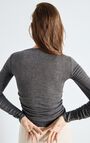 Women's t-shirt Massachusetts, MELANGE CHARCOAL, hi-res-model
