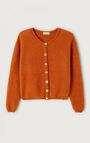 Women's cardigan Vitow, BRICK MELANGE, hi-res