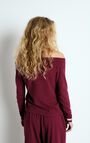 Women's t-shirt Ouky, VINTAGE BURGUNDY, hi-res-model