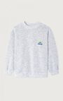 Kid's sweatshirt Evona, MELANGE LIGHT GREY, hi-res