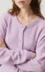 Women's cardigan Damsville, MELANGE GLYCINE, hi-res-model