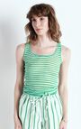 Women's tank top Massachusetts, GREEN STRIPES, hi-res-model