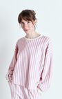 Women's sweatshirt Bobypark, LAVENDER STRIPES, hi-res-model