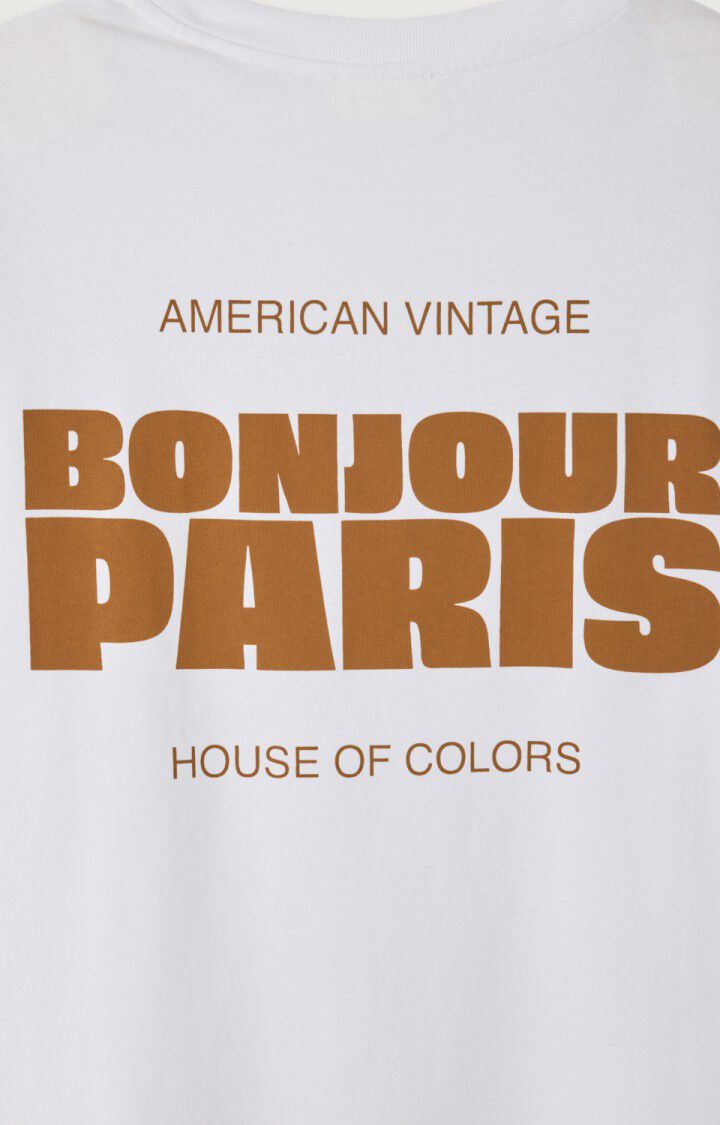 Unisex's t-shirt Fizvalley "Bonjour"