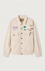 Unisex's jacket Snopdog - 20 years, ECRU, hi-res