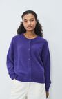 Women's cardigan Damsville, PURPLE MELANGE, hi-res-model