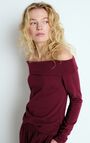 Women's t-shirt Ouky, VINTAGE BURGUNDY, hi-res-model
