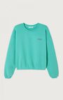 Women's sweatshirt Izubird, VINTAGE GREEN ACQUA, hi-res