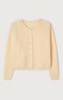 Women's cardigan Vitow, MELANGE CHEESECAKE, hi-res