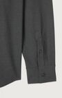 Men's shirt Kabird, MELANGE CHARCOAL, hi-res
