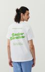 Unisex's t-shirt Fizvalley "Bonjour Barcelona", WHITE, hi-res-model