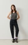 Women's big carrot jeans Yopday, BLACK SALT AND PEPPER, hi-res-model