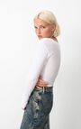 Women's t-shirt Massachusetts, WHITE, hi-res-model