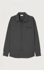Men's shirt Kabird, MELANGE CHARCOAL, hi-res