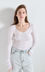 Women's t-shirt Massachusetts, WHITE, hi-res-model