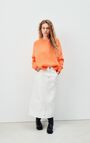 Women's jumper Vitow, FLUORESCENT CARROT MELANGE, hi-res-model