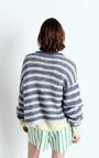 Women's jumper Nenybay, POLAR MELANGE STRIPED TORNADO MELANGE, hi-res-model