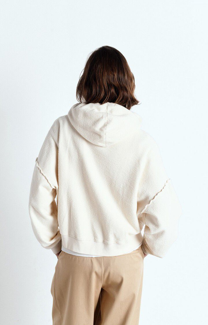 Women's hoodie Bobypark, ECRU, hi-res-model