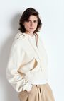 Women's hoodie Bobypark, ECRU, hi-res-model