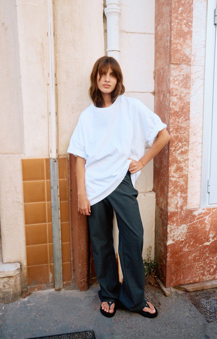 Unisex's t-shirt Fizvalley "Bonjour"