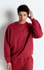 Men's sweatshirt Doven, OVERDYED GARNET, hi-res-model