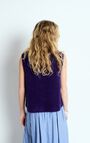 Women's cardigan East, PURPLE MELANGE, hi-res-model