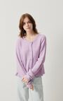 Women's cardigan Damsville, MELANGE GLYCINE, hi-res-model