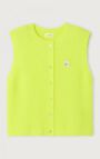 Women's cardigan East, NEON YELLOW, hi-res