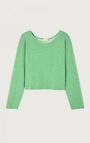 Women's sweatshirt Ofybow, MELANGE WATERCRESS, hi-res