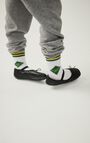 Kid's socks Clypsun, GREEN AND YELLOW STRIPED, hi-res-model