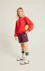 Kid's shorts Doven, OVERDYED BURGUNDY, hi-res-model