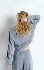 Women's sweatshirt Ofybow, MELANGE STORM, hi-res-model
