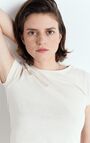 Women's t-shirt Jubyk, ECRU, hi-res-model