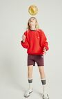 Kid's shorts Doven, OVERDYED BURGUNDY, hi-res-model