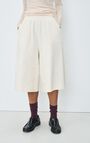 Women's shorts Jubyk, ECRU, hi-res-model