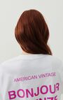 Unisex's t-shirt Fizvalley "Bonjour Firenze", WHITE, hi-res-model