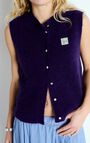 Women's cardigan East, PURPLE MELANGE, hi-res-model
