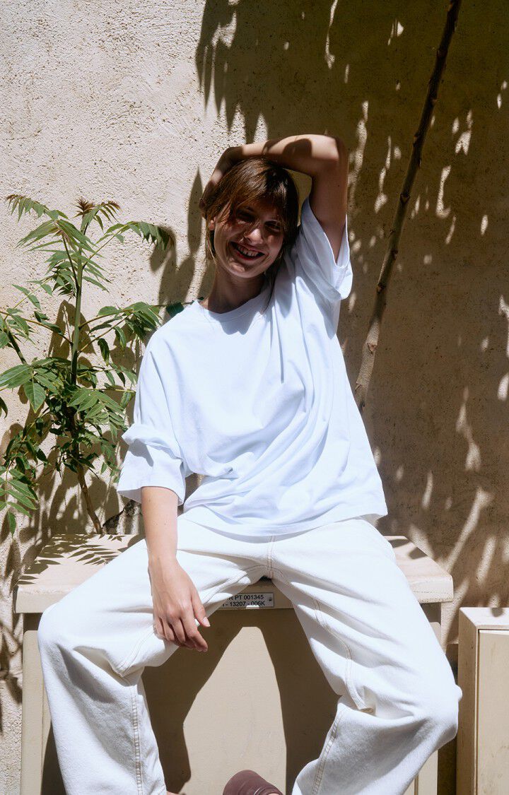 Unisex's t-shirt Fizvalley "Bonjour"