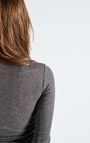 Women's t-shirt Massachusetts, MELANGE CHARCOAL, hi-res-model