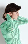 Women's t-shirt Massachusetts, GREEN STRIPES, hi-res-model