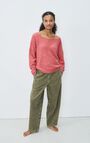 Women's trousers Uzatown, OLIVE, hi-res-model