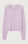 Women's cardigan Damsville, MELANGE GLYCINE, hi-res