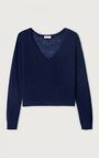 Women's jumper Dumy, MELANGE NAVY, hi-res
