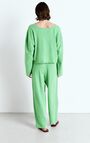 Women's sweatshirt Ofybow, MELANGE WATERCRESS, hi-res-model