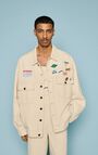 Unisex's jacket Snopdog - 20 years, ECRU, hi-res-model