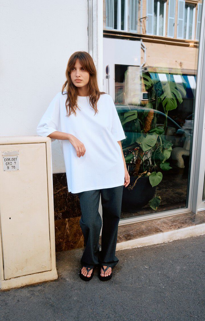 Unisex's t-shirt Fizvalley "Bonjour"