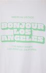 Unisex's t-shirt Fizvalley "Los Angeles", WHITE, hi-res