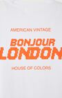 Unisex's t-shirt Fizvalley "Bonjour", LONDON, hi-res