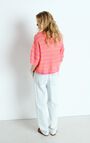 Women's jumper Nenybay, FLUO ORANGE STRIPED HIBISCUS, hi-res-model