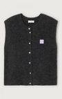Women's cardigan East, MELANGE CHARCOAL, hi-res